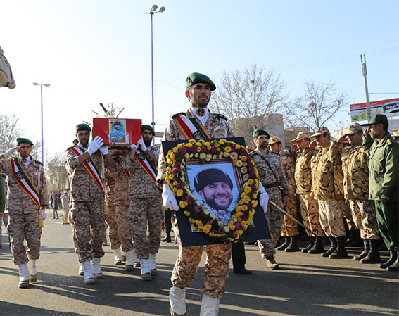 مراسم یادواره شهید روح مدافع حرم روح الله طالبی اقدم در مرند برگزار شد