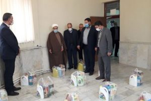 توزیع بسته های بهداشتی در مساجد شهر مرند