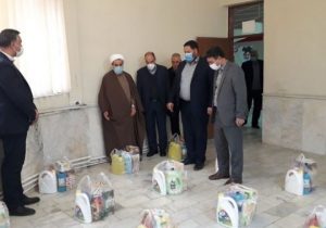 توزیع بسته های بهداشتی در مساجد شهر مرند