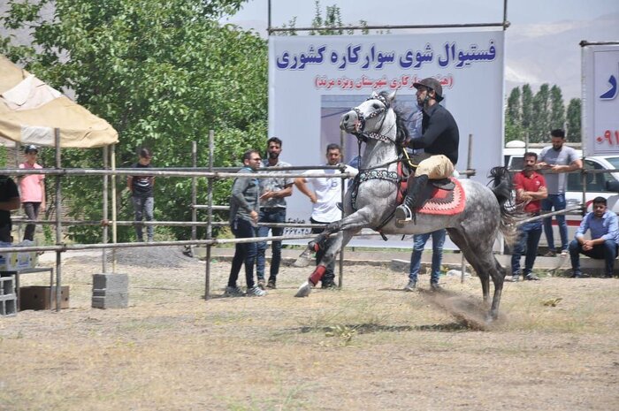 برگزاری مسابقات کشوری اسب سواری در مرند