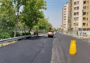 آسفالت‌ریزی چهار هزار و ۵۰۰ تنی معابر تبریز طی هفته گذشته