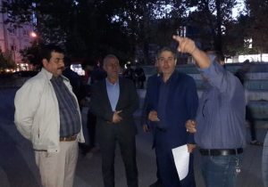 بازدید شبانه شهردار مرند از وضعیت پارک ها و بوستان های سطح شهر