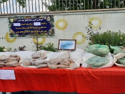 کشف بیش از ۴۰۰ کیلو هروئین در عملیات مشترک اطلاعاتی