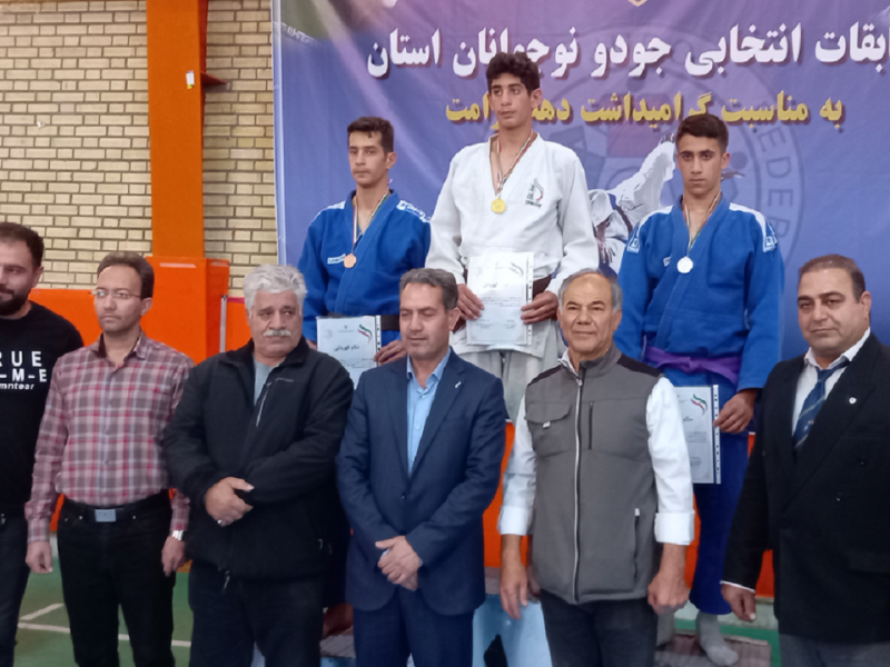 برگزاری مسابقات جودو قهرمانی نوجوانان استان در مراغه