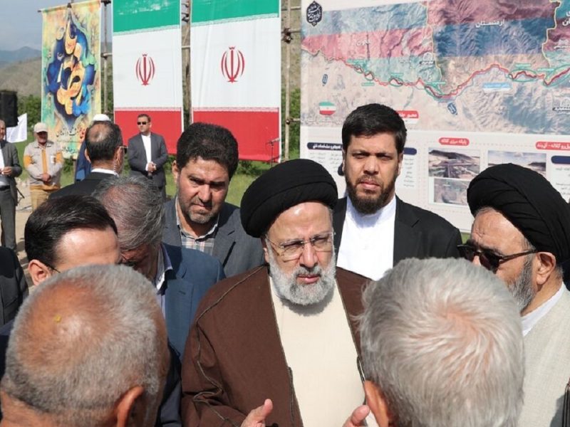 بازدید رئیس جمهور از پروژه ترانزیتی ارس
