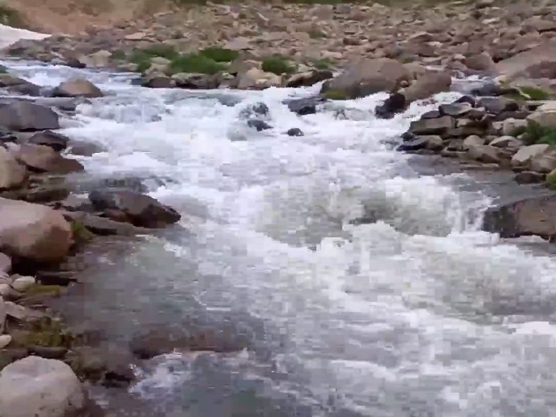 خروش رودخانه مردق چای مراغه