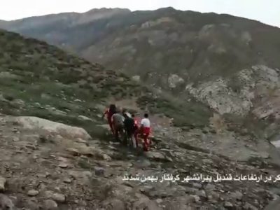 بهمن سقوط کرد دو نفر در پیرانشهر کشته و زخمی شدند+فیلم