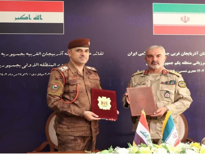 همکاری مرزبانان ایران و عراق در تامین امنیت زائران اربعین