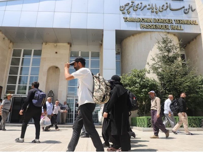 تردد زائران از مرز تمرچین به ۵۳ هزار نفر رسید