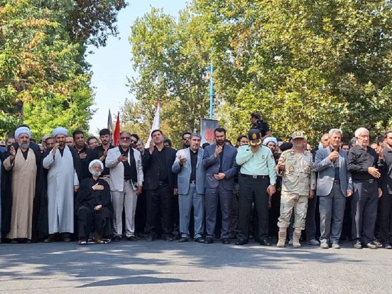 همایش بزرگ عزاداری اربعین  حسینی  درمیدان شیخ نوایی خوی