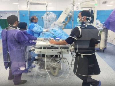 اجرای اولین مورد کد ۲۴۷ و انجام آنژیوگرافی و آنژیوپلاستی اورژانسی در بیماستان آیت الله خویی (ره)