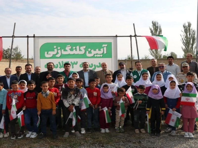 نام گذاری مدرسه ۳ کلاسه روستای شعبانلوی خوی بنام شهید سید حسن نصرالله