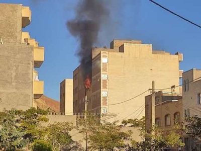 نشت و انفجار گاز شهری در باغمیشه