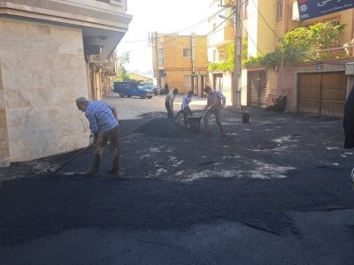 توزیع ۶۰۰ تن آسفالت‌ در سطح حوزه شهرداری منطقه ۳ طی هفته گذشته
