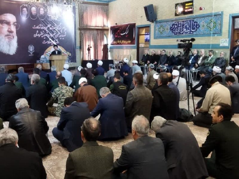 گرامیداشت چهلمین روز شهادت شهدای مقاومت در ارومیه