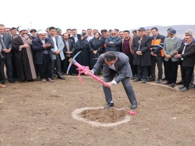 آغاز عملیات ساخت مدرسه ۶ کلاسه روستای آغبلاغ علیای خوی