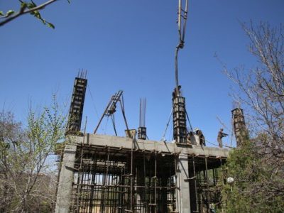 پیشرفت فیزیکی ۶۰ درصدی احداث فرهنگسرا در محوطه شهرداری منطقه ۷