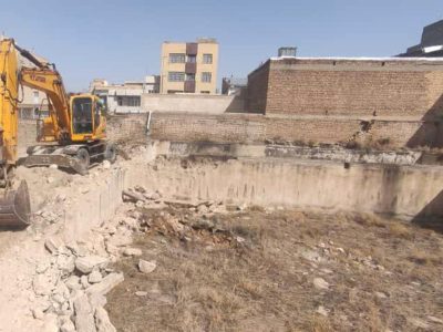 شروع عملیات عمرانی احداث پارک محله ای پرورش با مساحتی بالغ بر ۱۳۰۰متر مربع