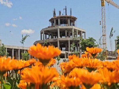 عمارت کلاه‌فرنگی پارک باغشمال به طبقه پایانی رسید