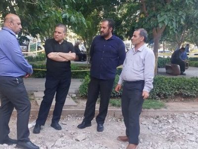 اجرای طرح پیرایش شهری در بوستان‌های مرکزی شهر