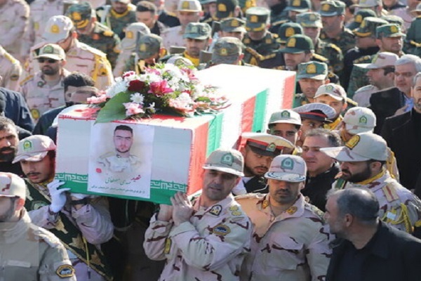 وداع مردم تبریز با شهید مرزبانی «مهدی مصطفایی»