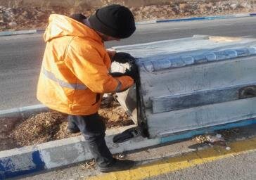 تعمیر و بهسازی ۴۵۰ باکس پسماند از ابتدای سالجاری در محلات شرق تبریز