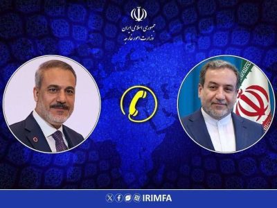 گفت‌وگوی تلفنی وزاری امور خارجه ایران و ترکیه