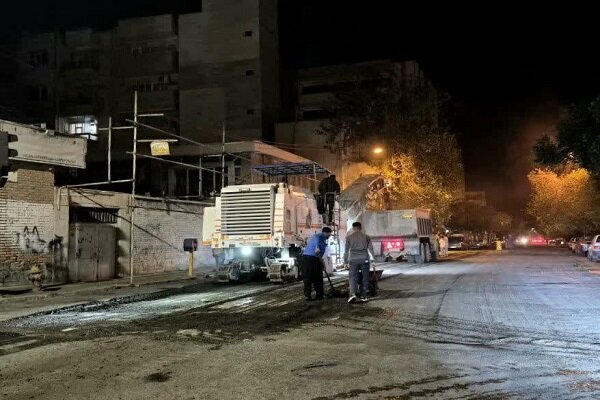 آسفالت‌تراشی یک‌ونیم کیلومتری خیابان قطران با اعتبار ۱۰۰ میلیارد ریال